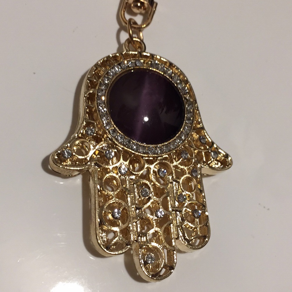 Crystal Rhinestone handbag Keyring - Picture 2 of 8